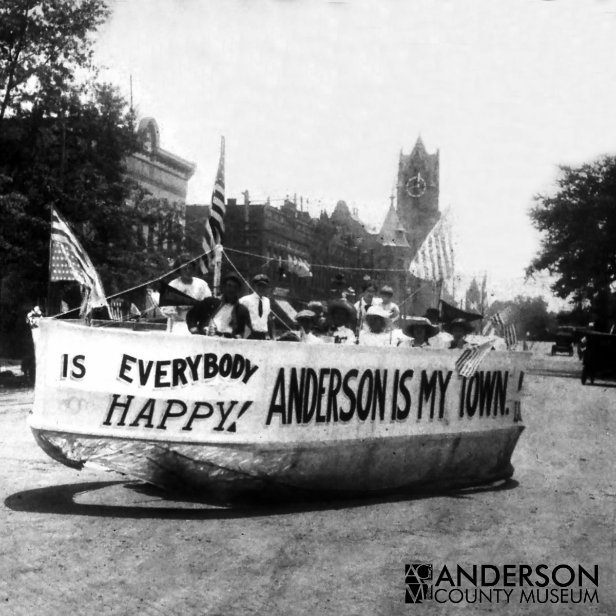 Historic parade in Anderson, South Carolina