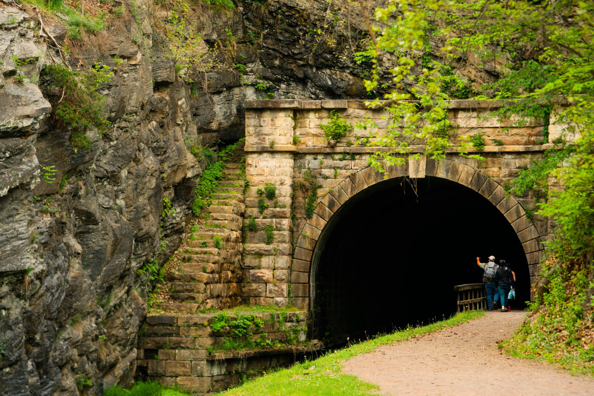 The C O Canal National Historical Park Paw Paw Tunnel