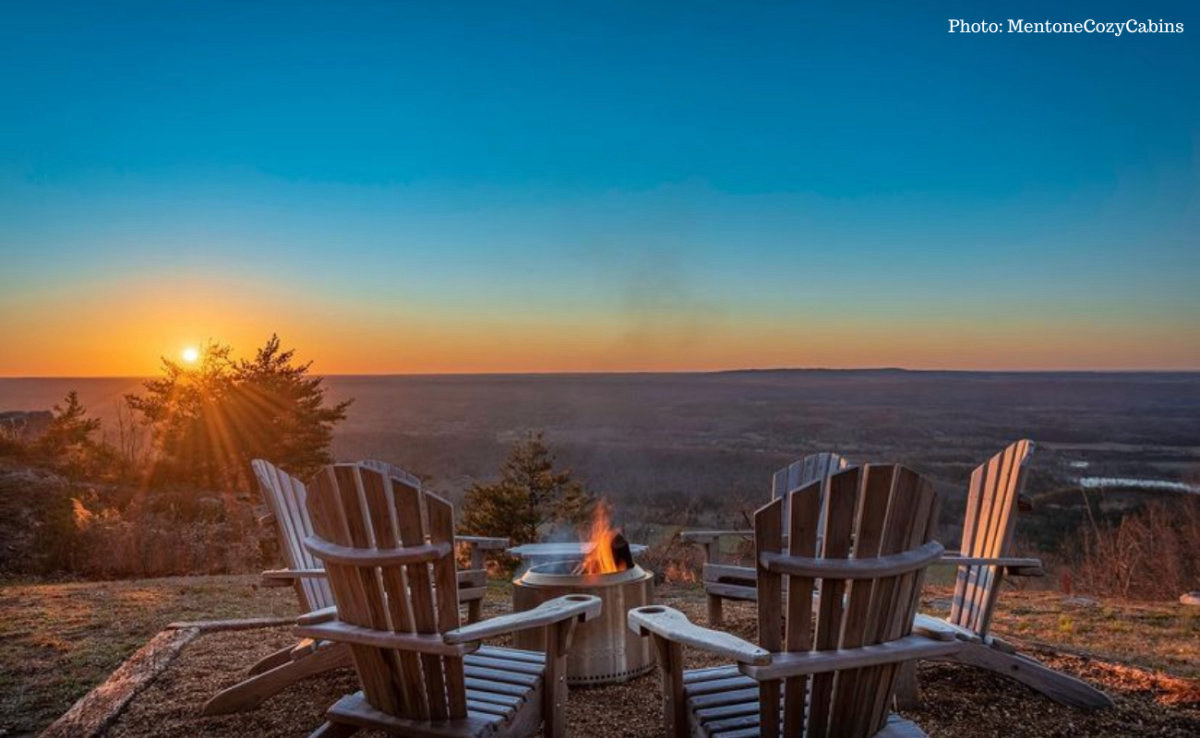 Brow Fire Pit At Mentone Cozy Cabins By Higher Perspectives Dekalb Tourism