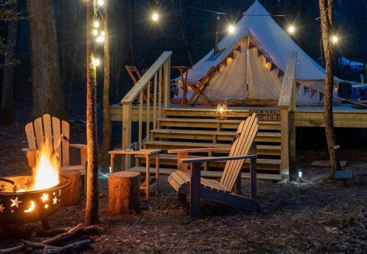 Glamping Camping By Folklore Forest 2 Dekalb Tourism