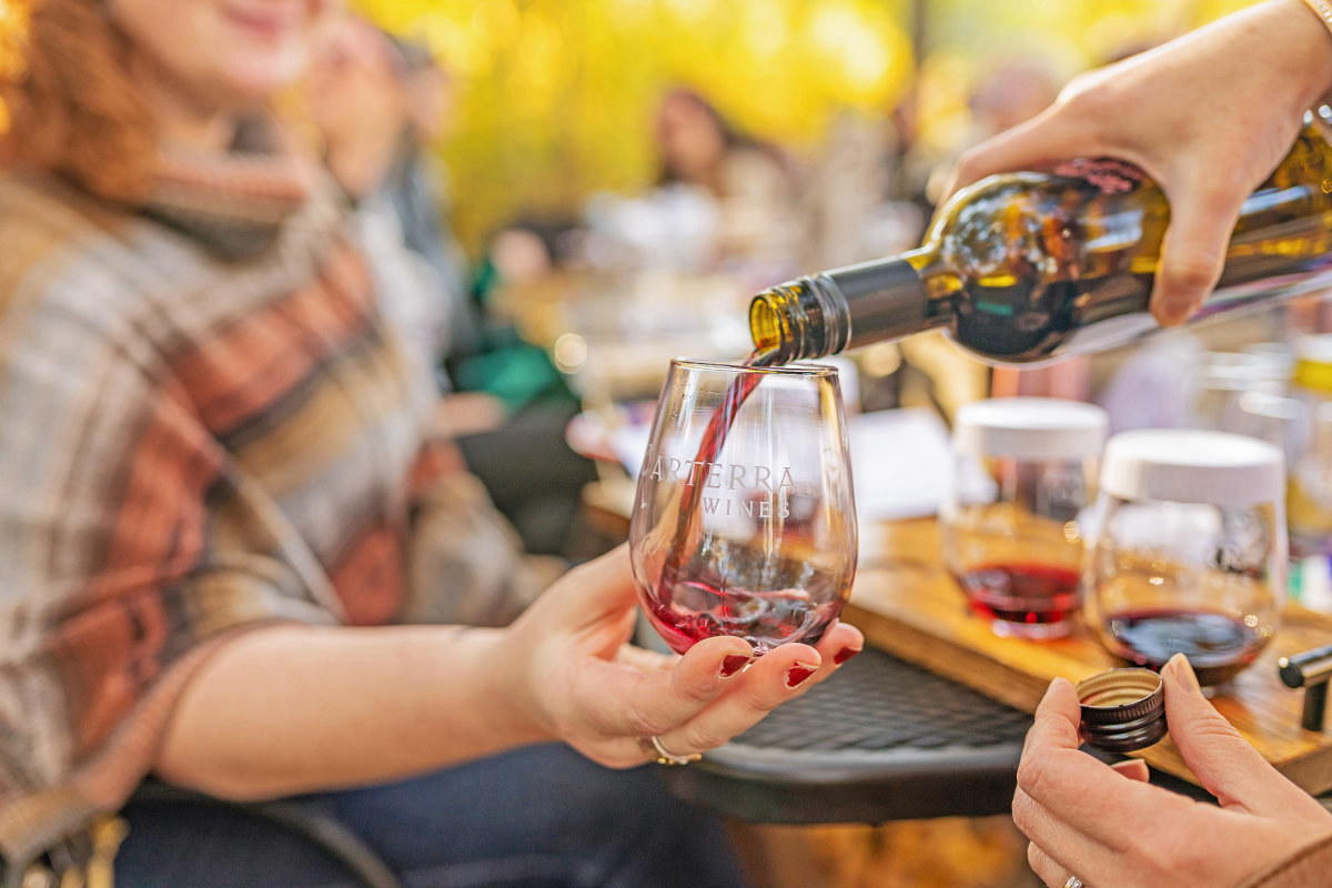 Arterra Pouring Wine