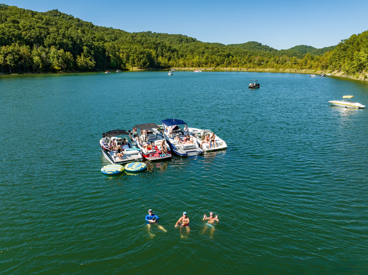 Recreation on Cave Run Lake near Morehead, Kentucky