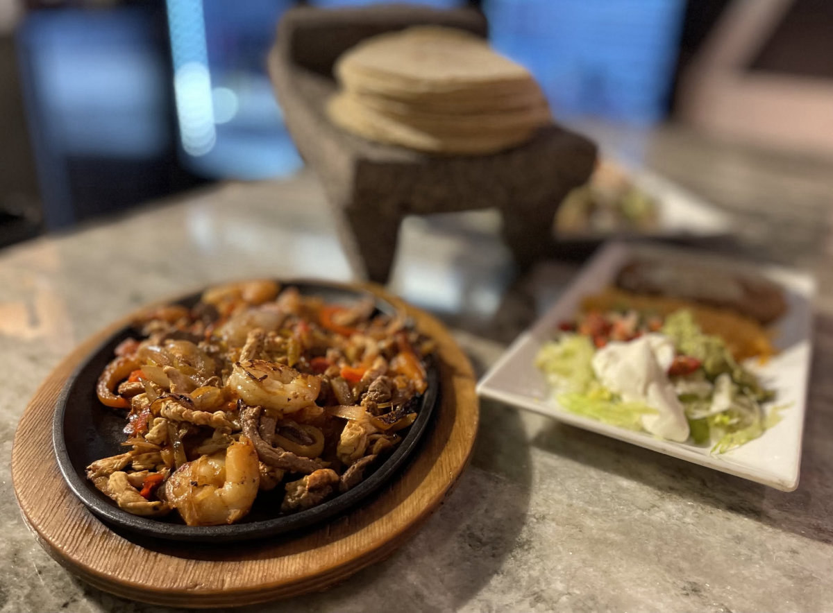 Food at a restaurant in Mt. Vernon, Illinois