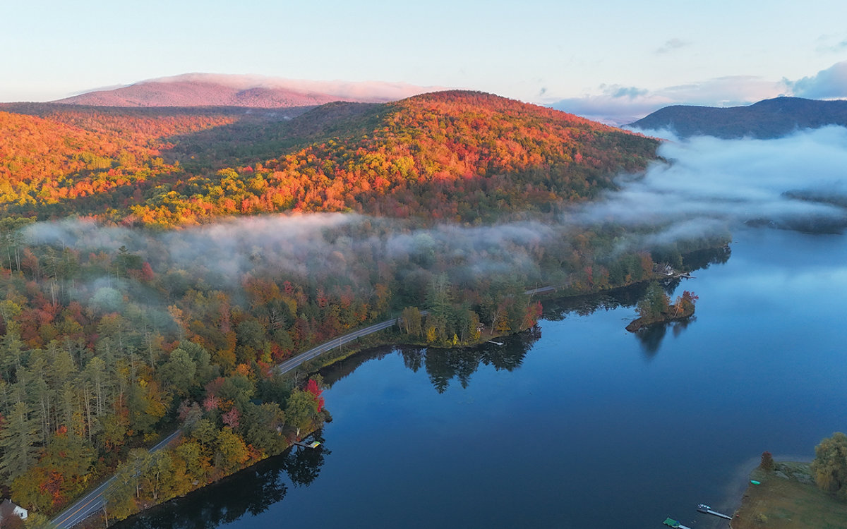 Okemo Valley, Vermont: Fall Foliage and Mountain… — Travel photo