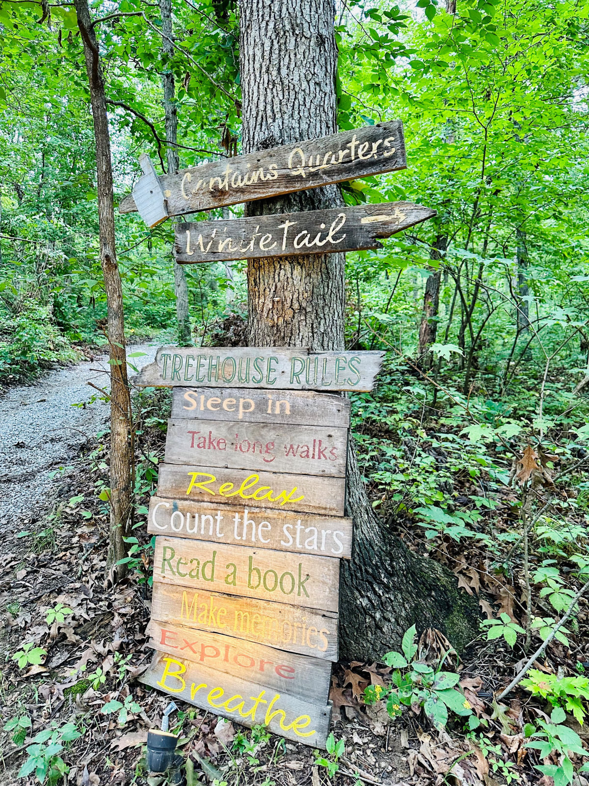 Ten Acre Tree House Signs Hc Lori Tuttle