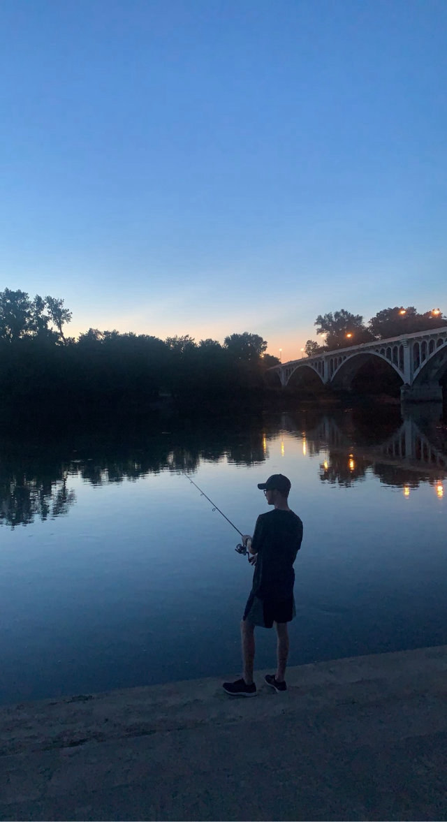 Twilight Fishing Memorial By Jennifer Bravo Janice Barniak