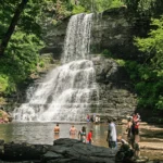 GilesCoVA_CascadeFalls_FamilyHike Cora Gnegy
