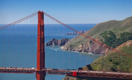 Located just north of the Golden Gate Bridge is scenic Marin County, California.