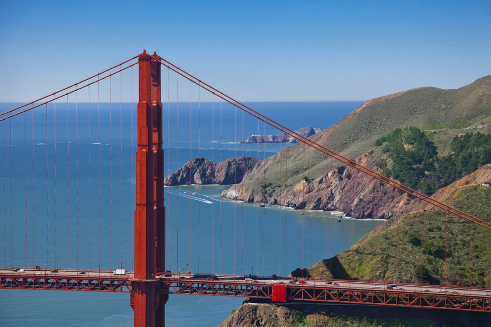 Located just north of the Golden Gate Bridge is scenic Marin County, California.